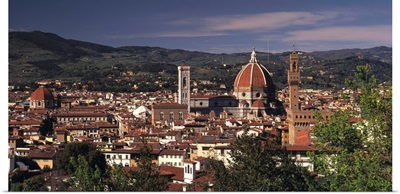 Palazzo Vecchio and Duomo Florence Italy