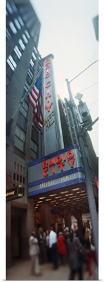 People at a stage theater Radio City Music Hall Rockefeller Center Manhattan New York City New York State