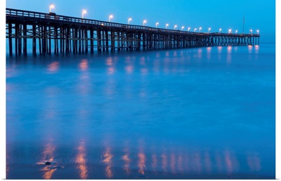 Pier at night, Ventura, Ventura County, California