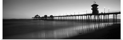 Pier in the sea, Huntington Beach Pier, Huntington Beach, Orange County, California
