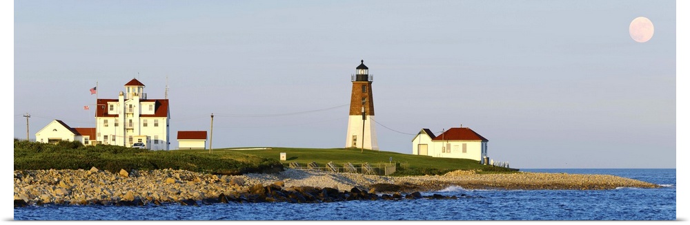 Point Judith Lighthouse, Narragansett Bay, Washington County, Rhode Island