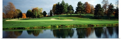 Pond in a golf course, Westwood Golf Course, Vienna, Fairfax County, Virginia,