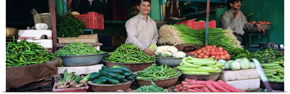 Portrait of a grocer, Nagaur, Rajasthan, India