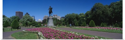 Public Gardens w/George Washington Statue Boston MA