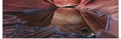 Reflection of cliffs in water, Vermillion Cliffs, Arizona