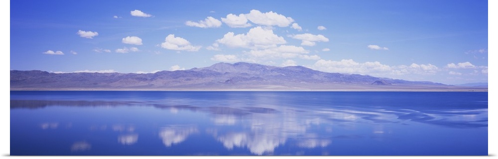 Reflection of clouds in a lake, Walker Lake, Mineral County, Nevada