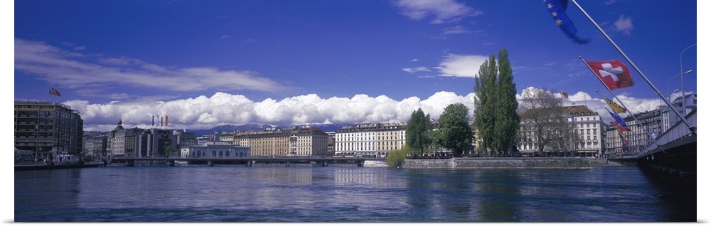 Rhone River Geneva Switzerland