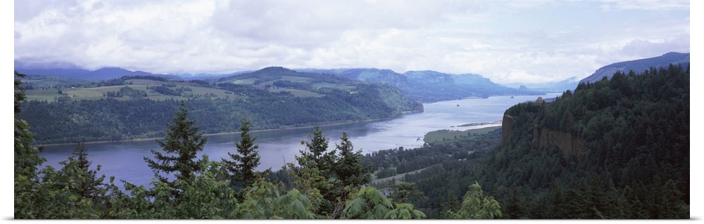 River Columbia River Crown Point Columbia River Gorge Oregon