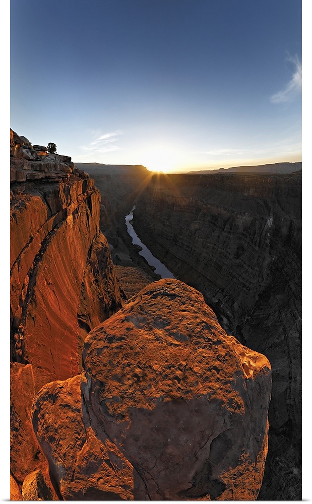 River passing through a canyon, Toroweap Point, Grand Canyon National Park, Arizona,
