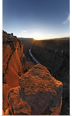 River passing through a canyon, Toroweap Point, Grand Canyon National Park, Arizona,