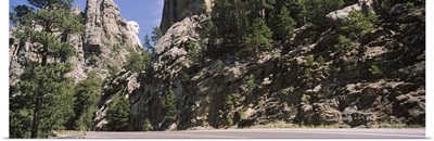 Road passing through mountain, Mt Rushmore, South Dakota