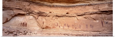 Rock Art Panel Horseshoe Canyon Canyonlands National Park UT