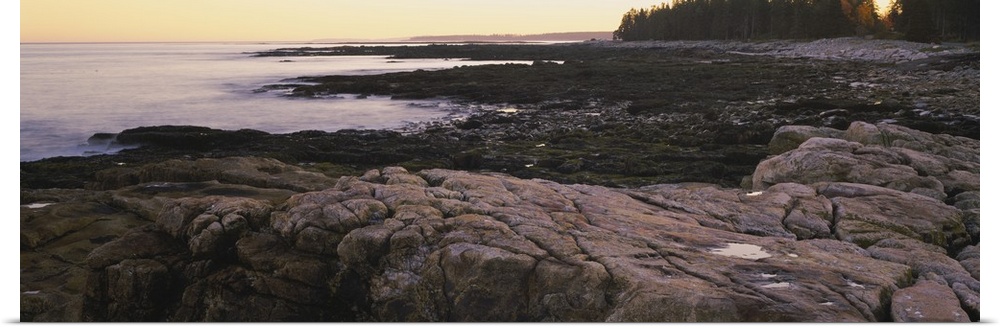 Rock formations at the coast, Acadia National Park, Maine