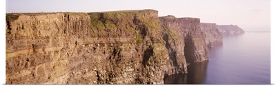 Rock formations at the coast, Cliffs Of Moher, County Clare, Republic Of Ireland