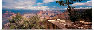 Rock formations in a national park, Mather Point, Grand Canyon National Park, Arizona
