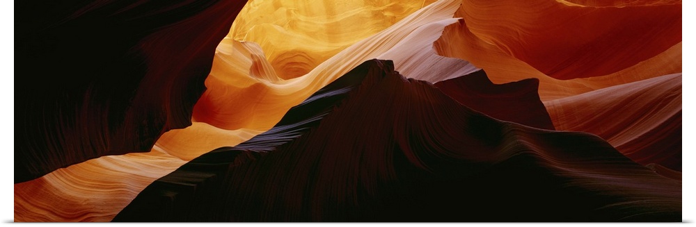 Rock formations in a slot canyon, Antelope Canyon, Arizona