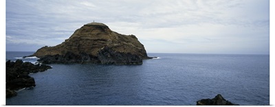 Rock formations in the sea, Porto Moniz, Madeira, Portugal