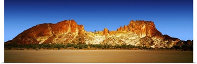 Rock formations on a landscape, Northern Territory, Australia