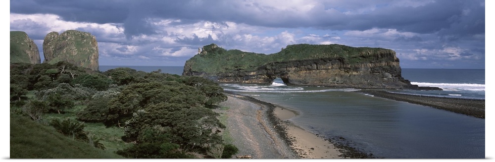 Rock formations on the coast, Hole in the Wall, Coffee Bay, Transkei, Wild Coast, Eastern Cape Province, Republic of South...