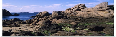 Rock formations on the coast, Ploumanach, Brittany, France