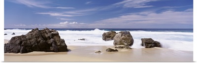 Rocks on the beach, Big Sur Coast, Pacific Ocean, California