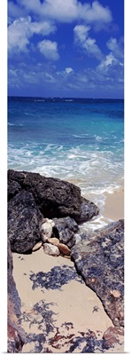 Rocks on the beach, Island Harbour, Anguilla