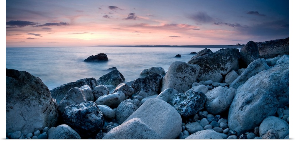 Rocks on the coast, Dorset, England
