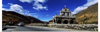 Ruins of a chapel San Rafael De Mucuchies Merida State Andes Venezuela
