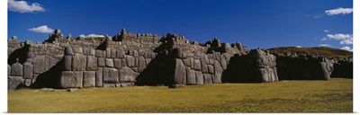 Ruins of a fortress, Sacsayhuaman, Cuzco, Peru