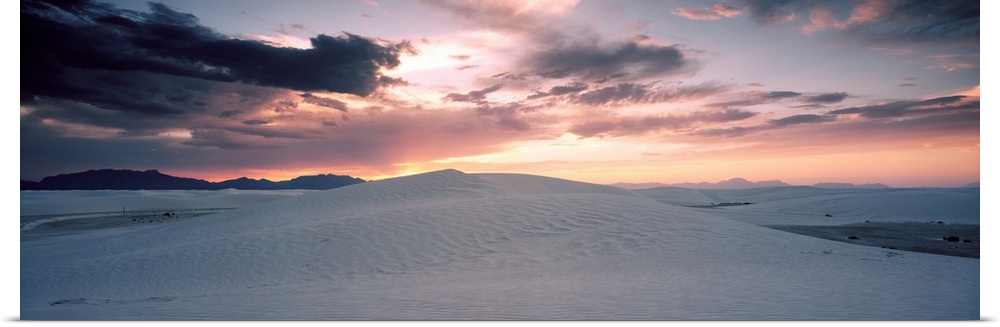 Sand dunes in a desert White Sands National Monument New Mexico