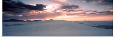 Sand dunes in a desert White Sands National Monument New Mexico