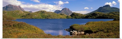 Scottish landscape Northwest Highlands Scotland