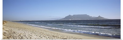 Sea with Table Mountain in the background Bloubergstrand Cape Town Western Cape Province South Africa