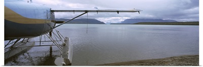 Seaplane on the beach, Katmai National Park, Alaska