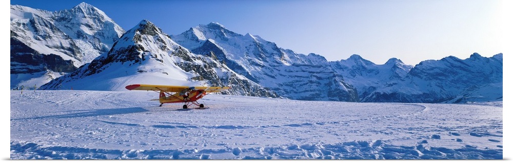 Ski Plane Mannlichen Switzerland