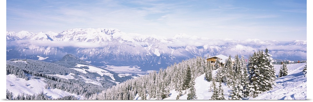 Ski resort, Reith Im Alpbachtal, Tyrol, Austria