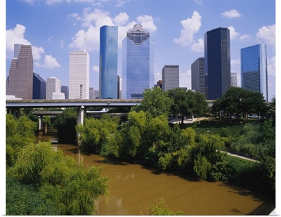 Skyscrapers in a city, Houston, Texas