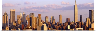 Skyscrapers in a city, Manhattan, New York City, New York State
