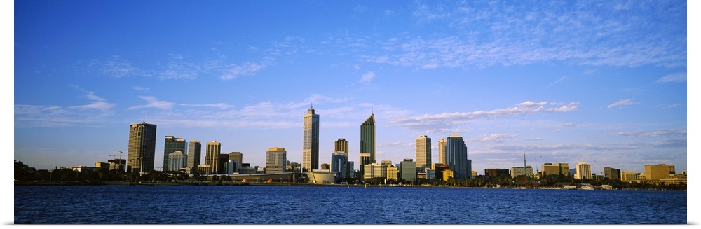 Skyscrapers near sea, Perth, Western Australia, Australia