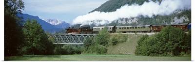 Slovenia, Bohinjska Bistrica, train