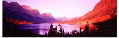 St Mary Lake Glacier National Park MT