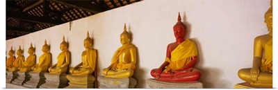 Statues of Buddha in a temple, Wat Phutthaisawan, Ayuthaya, Thailand