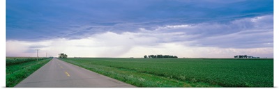 Storm clouds over a landscape, Illinois