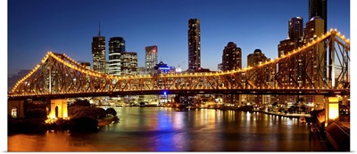 Story Bridge, Brisbane River, Brisbane, Queensland, Australia