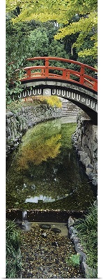 Stream flowing under the bridge, Shimogamo Shrine, Kyoto city, Kyoto Prefecture, Japan