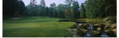 Stream in a golf course, Laurel Valley Golf Club, Ligonier, Pennsylvania