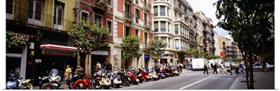 Street Scene Barcelona Spain