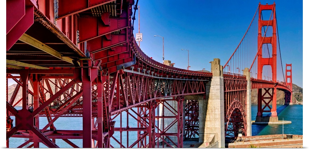 Structural supports for the bridge, Golden Gate Bridge, San Francisco, California