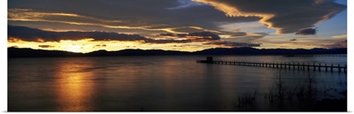 Sunrise Lake Tahoe CA