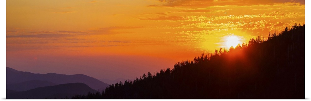 Sunset at Clingmans Dome, Great Smoky Mountains National Park, Tennessee